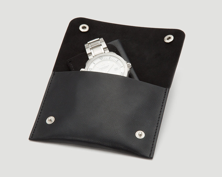 WOLF Watch Case Blake Wrap Black D 464003 Image 2