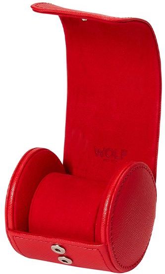 WOLF Watch Roll Black Tutti Frutti Red D 680172 Image 1