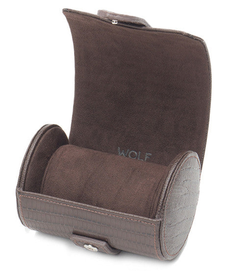 Wolf Watch Roll Blake Single Brown Lizard 306195 Image 1