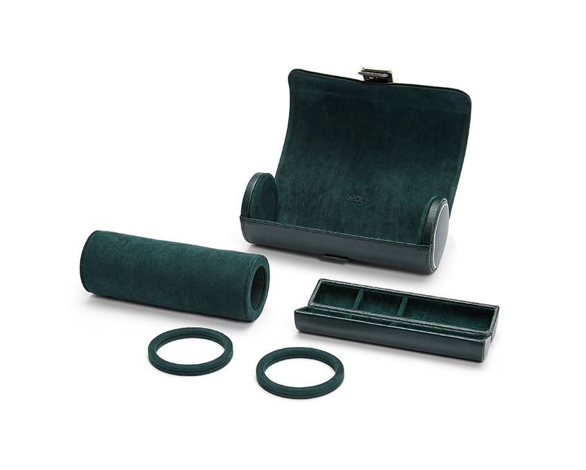 WOLF Watch Roll British Racing Green Triple WOLF-287 Image 2