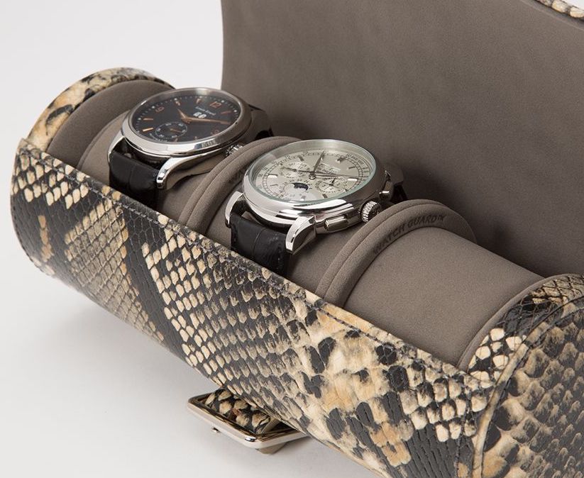 WOLF Watch Roll Exotic Triple Tan 462822 Image 3