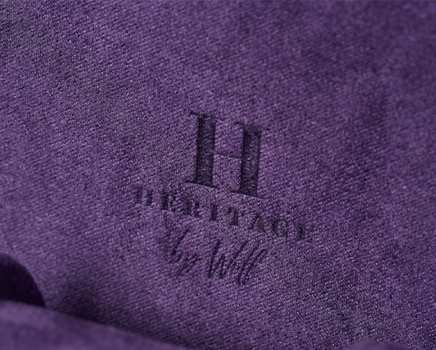 WOLF Watch Roll Heritage Black Purple 305628 Image 4