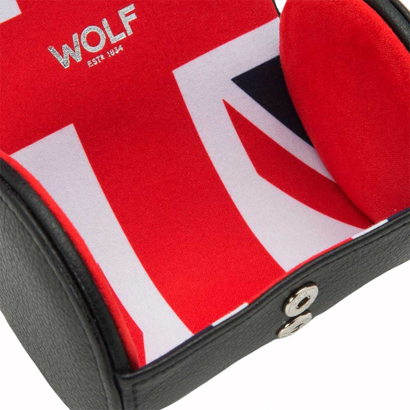 WOLF Watch Travel Case Single Union Jack 523203 Image 3
