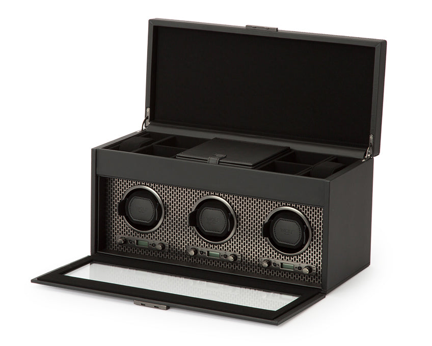 WOLF Watch Winder Axis Triple Powder Coat 469403 Image 3