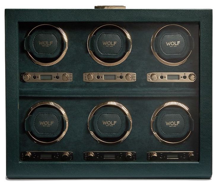 WOLF Watch Winder British Racing Green 6 Piece 792441 Image 1