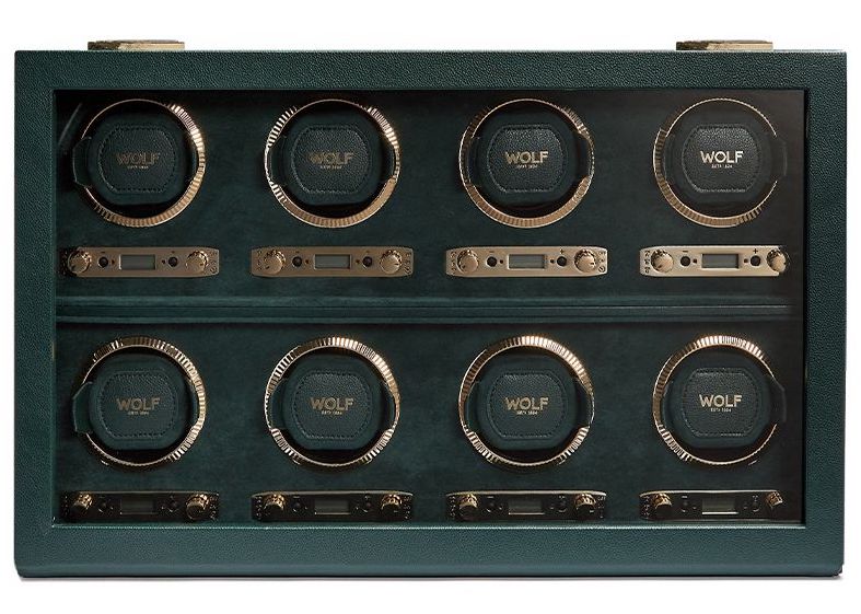 WOLF Watch Winder British Racing Green 8 Piece 792541 Image 1