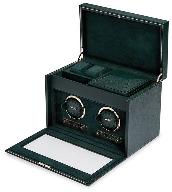 WOLF Watch Winder British Racing Green Double 792241 Image 1