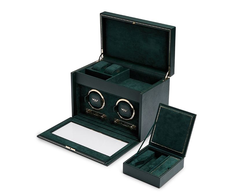 WOLF Watch Winder British Racing Green Double 792241 Image 3