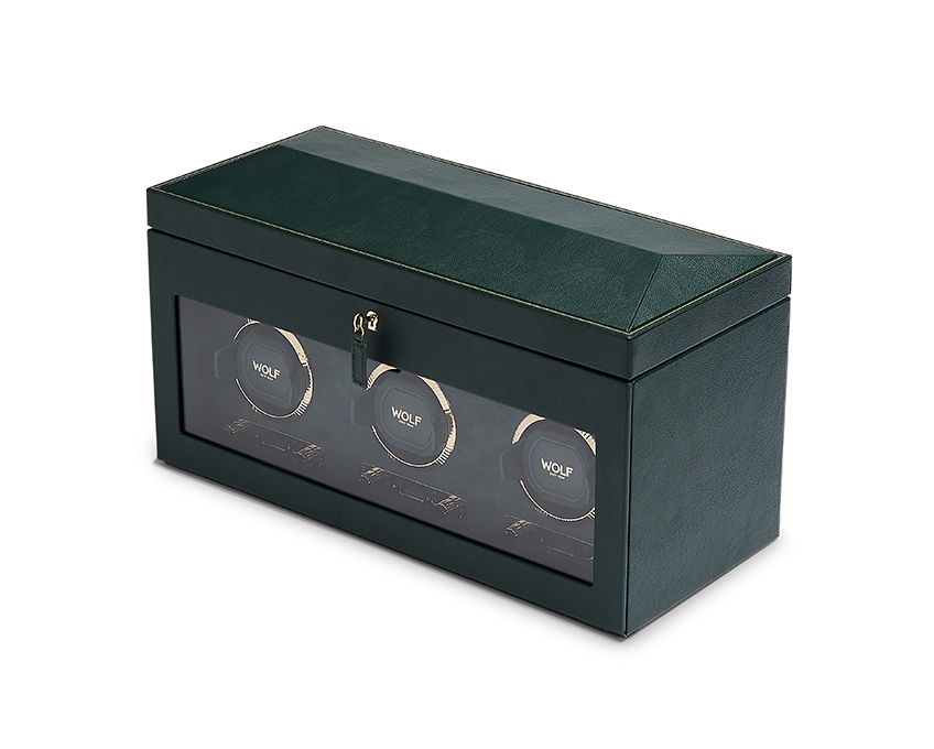 WOLF Watch Winder British Racing Green Triple 792341 Image 3