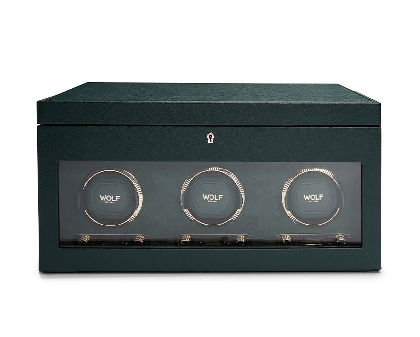 WOLF Watch Winder British Racing Green Triple 792341 Image 7
