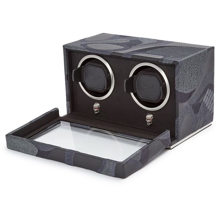 WOLF Watch Winder Cub Memento Mori Double Black 493202 Image 1
