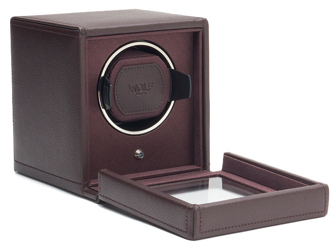 WOLF Watch Winder Cubs Single With Cover Brown 461106 Image 4