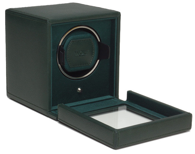 WOLF Watch Winder Cubs Single With Cover Green 461141 Image 4