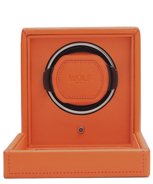 WOLF Watch Winder Cubs Single With Cover Orange 461139 Image 2