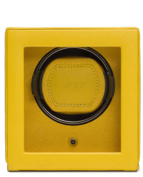 WOLF Watch Winder Cubs Single With Cover Yellow 461192 Image 1