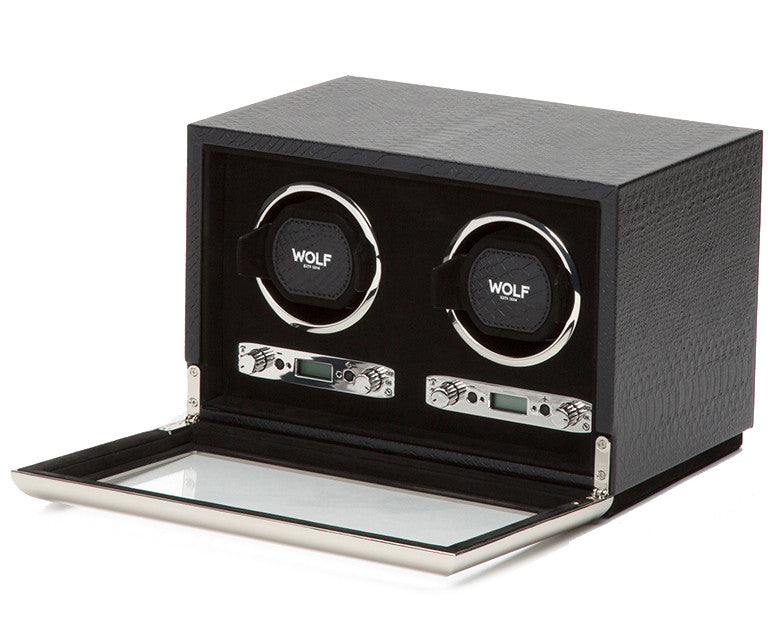 Wolf Watch Winder Exotic Double Black 461820 Image 2