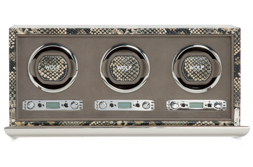 WOLF Watch Winder Exotic Triple Tan 461922 Image 3