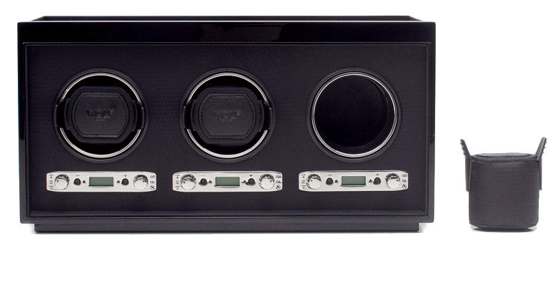 Wolf Watch Winder Meridian Triple Black 453770 Image 2