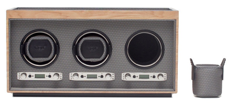 Wolf Watch Winder Meridian Triple Blonde 453728 Image 2