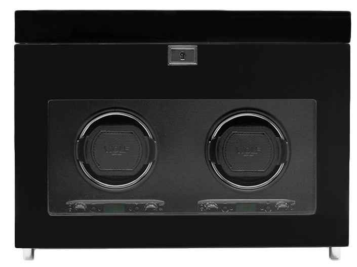 WOLF Watch Winder Savoy Double With Storage Black 454670 Image 1