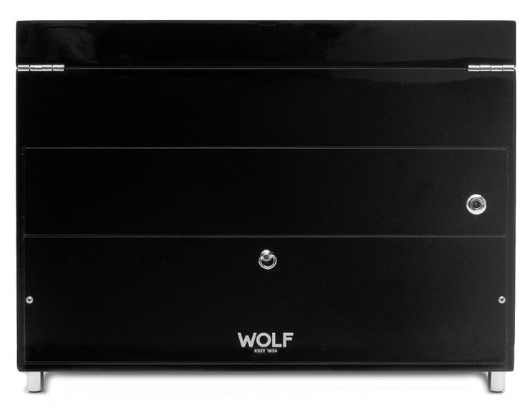 WOLF Watch Winder Savoy Double With Storage Black 454670 Image 3