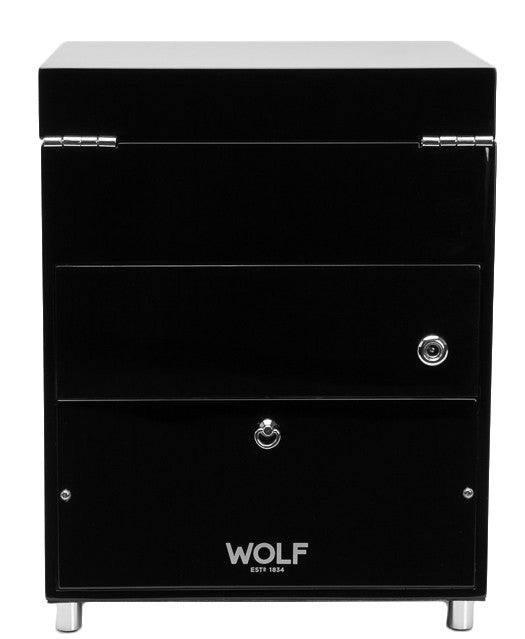 WOLF Watch Winder Savoy Single With Storage Black 454570 Image 3