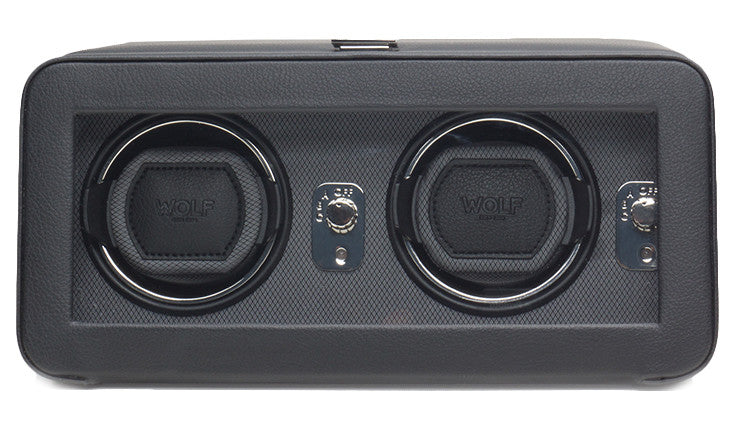 Wolf Watch Winder Windsor Double With Cover Black 4526029 Image 1