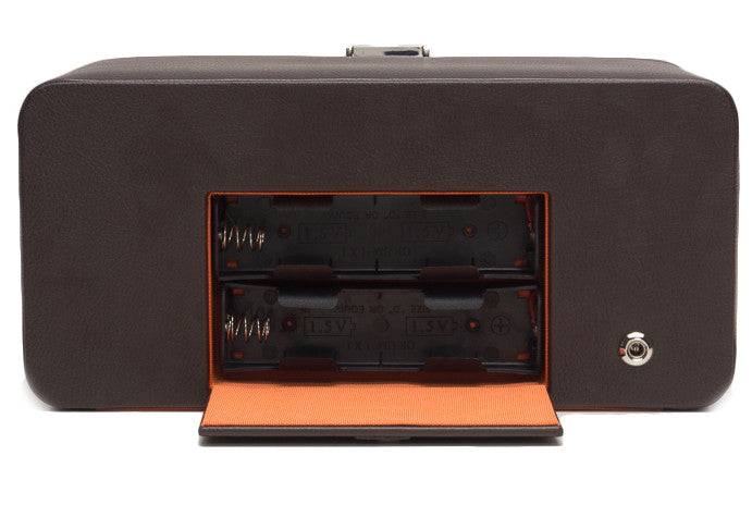 Wolf Watch Winder Windsor Double With Cover Brown/Orange 452606 Image 3