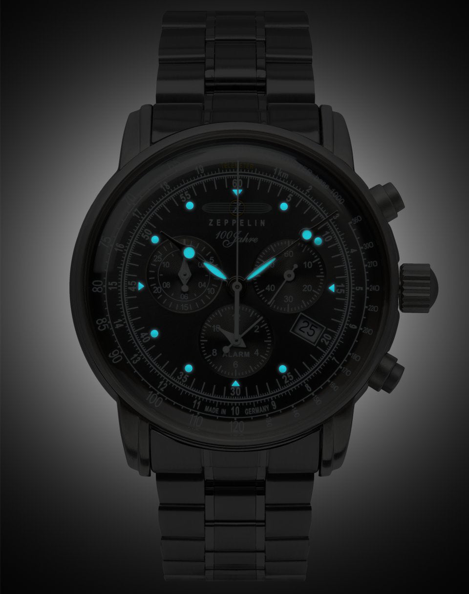 Zeppelin 100 Years Zeppelin Quartz Chronograph Watch 7680MB2 Image 2