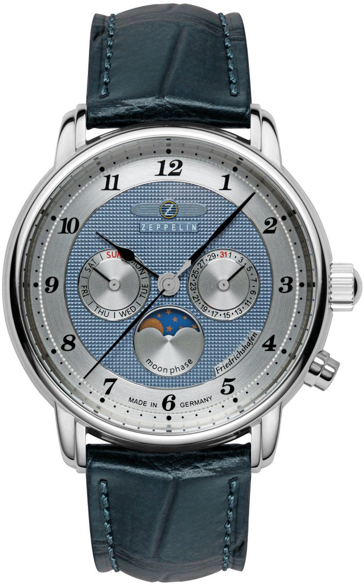 Zeppelin Friedrichshafen Quartz Moon Phase Watch 85363 Image 1