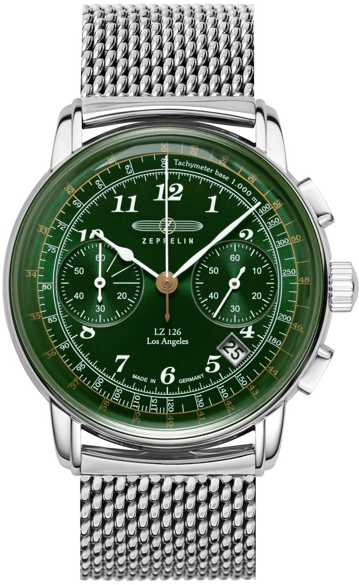 Zeppelin LZ 126 Los Angeles Quartz Chronograph Watch 7614M4 Image 1