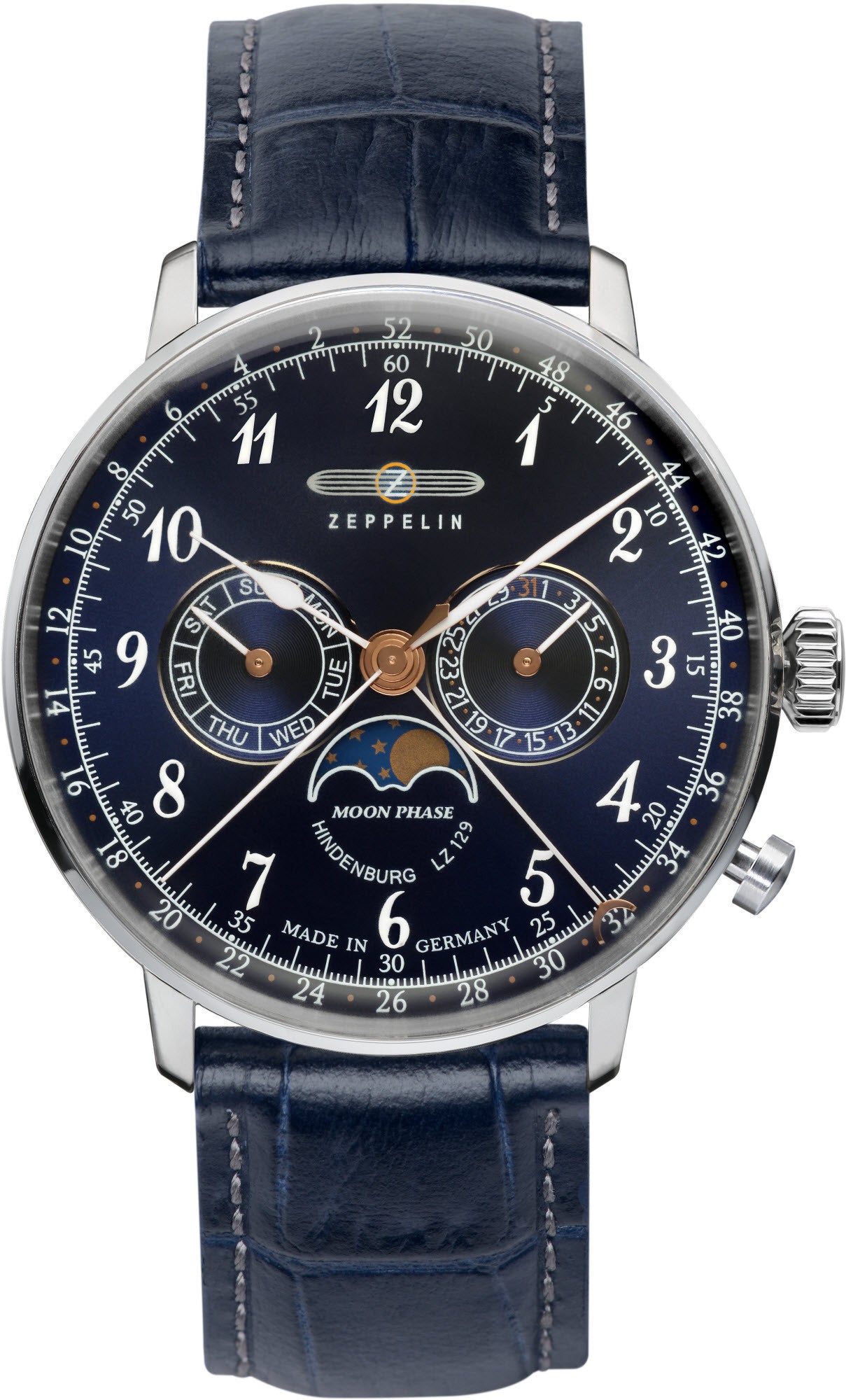 Zeppelin LZ 129 Hindenburg Moonphase Mens Watch 70363 Image 1