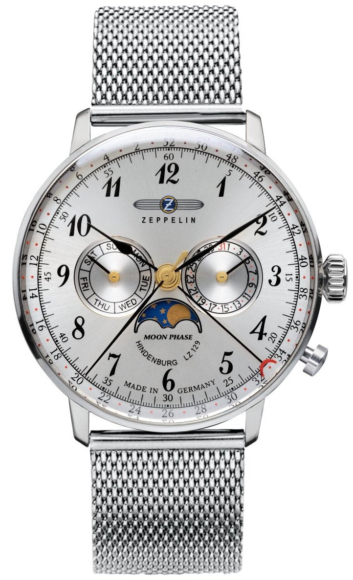 Zeppelin LZ 129 Hindenburg Moonphase Mens Watch 7036M1 Image 1