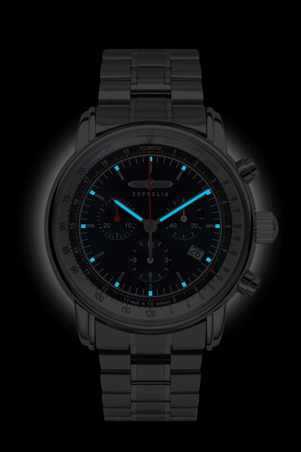 Zeppelin LZ 14 Marine Chronograph Watch 8888MB3 Image 2