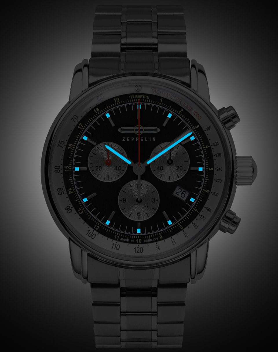 Zeppelin LZ 14 Marine Quartz Chronograph Watch 8888MB2 Image 2