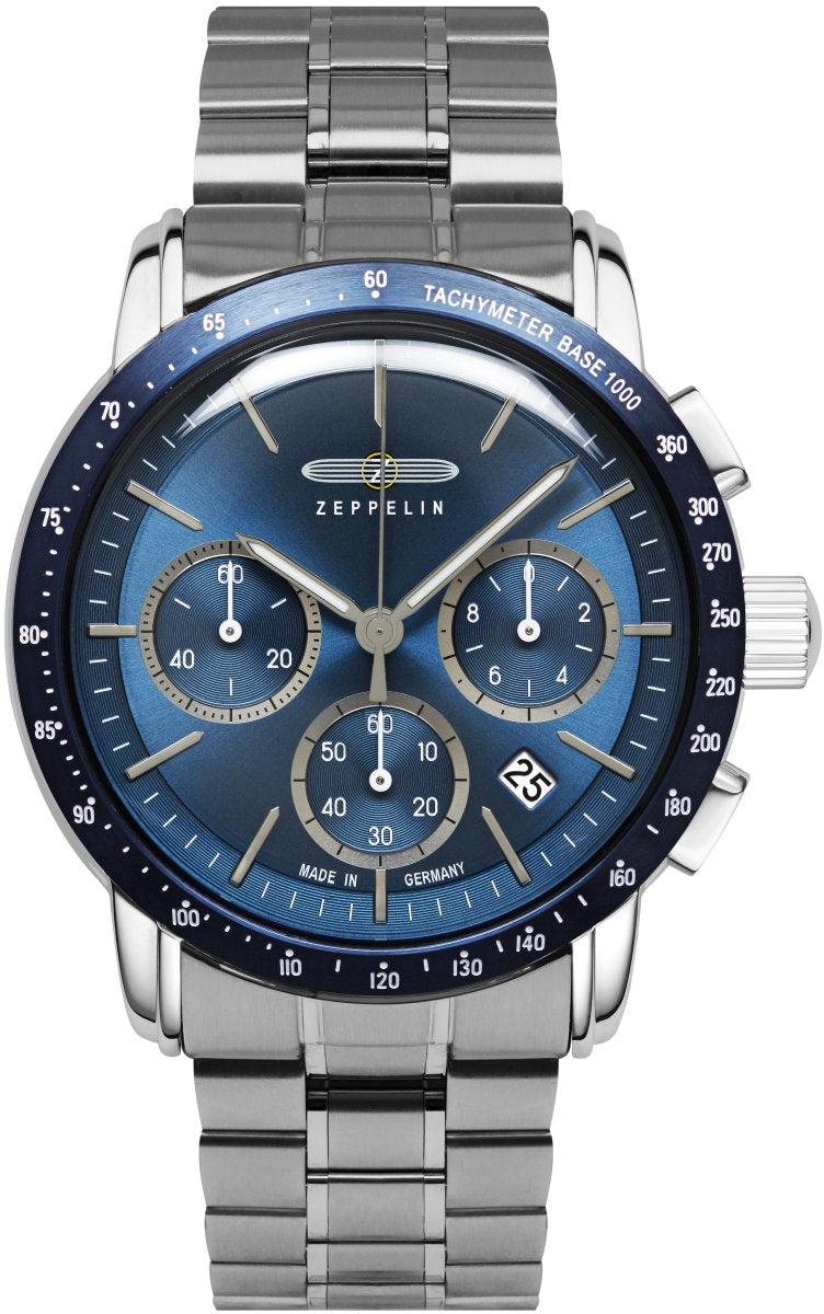 Zeppelin New York Quartz Chronograph Watch 8878MB3 Image 1