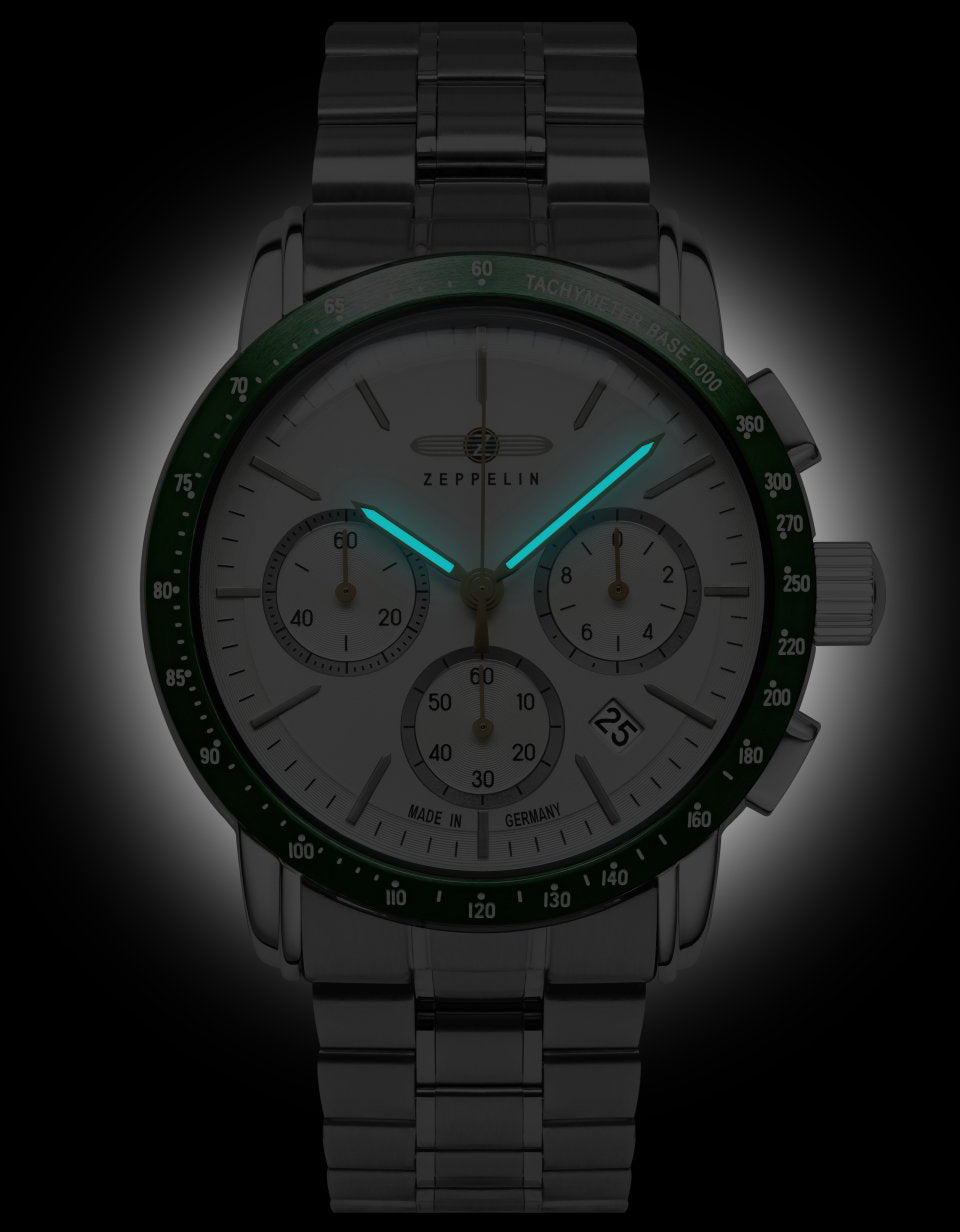 Zeppelin New York Quartz Chronograph Watch 8878MB4 Image 2