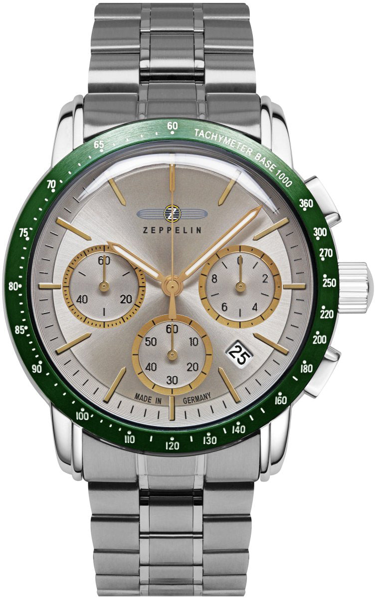 Zeppelin New York Quartz Chronograph Watch 8878MB5 Image 1