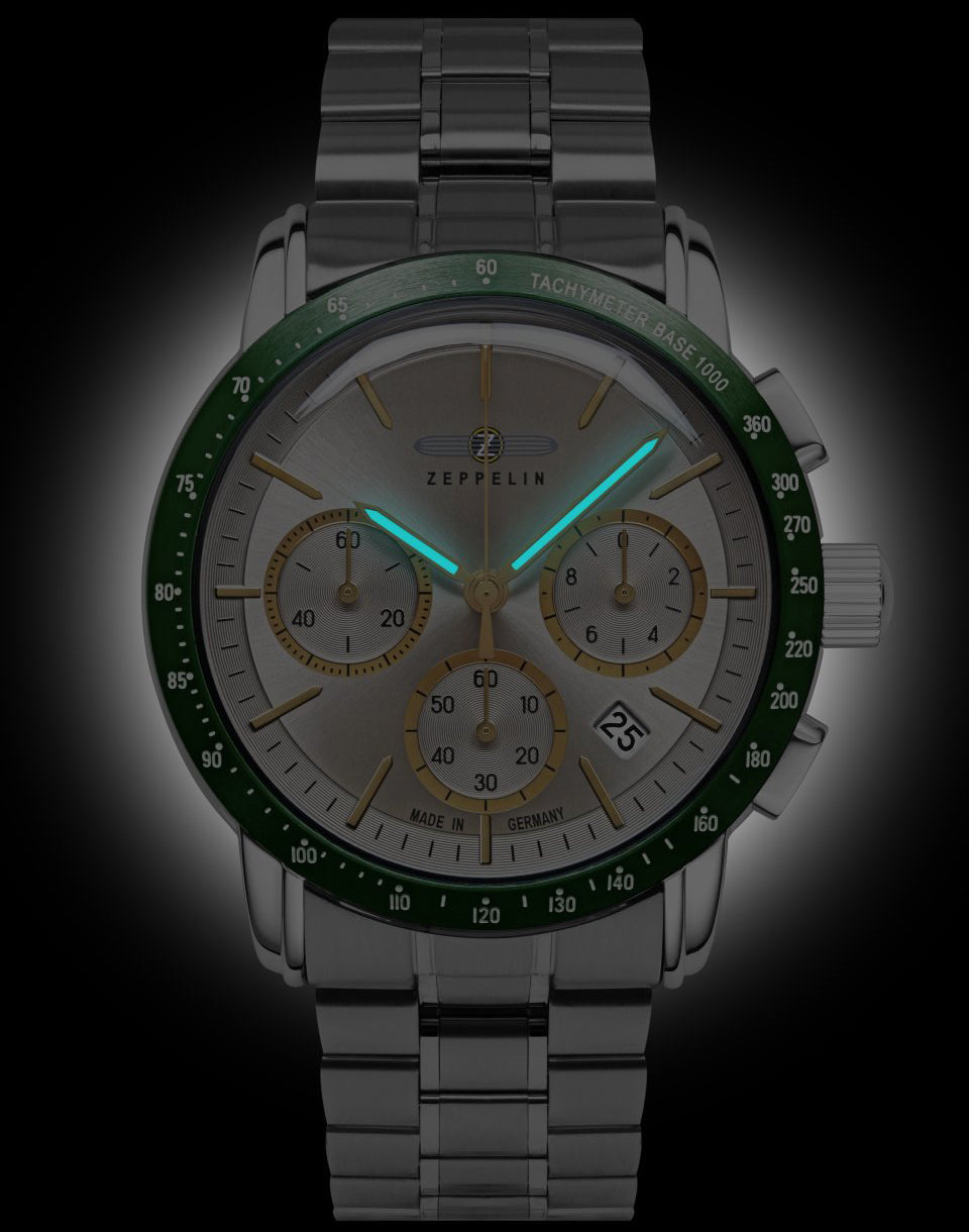 Zeppelin New York Quartz Chronograph Watch 8878MB5 Image 2