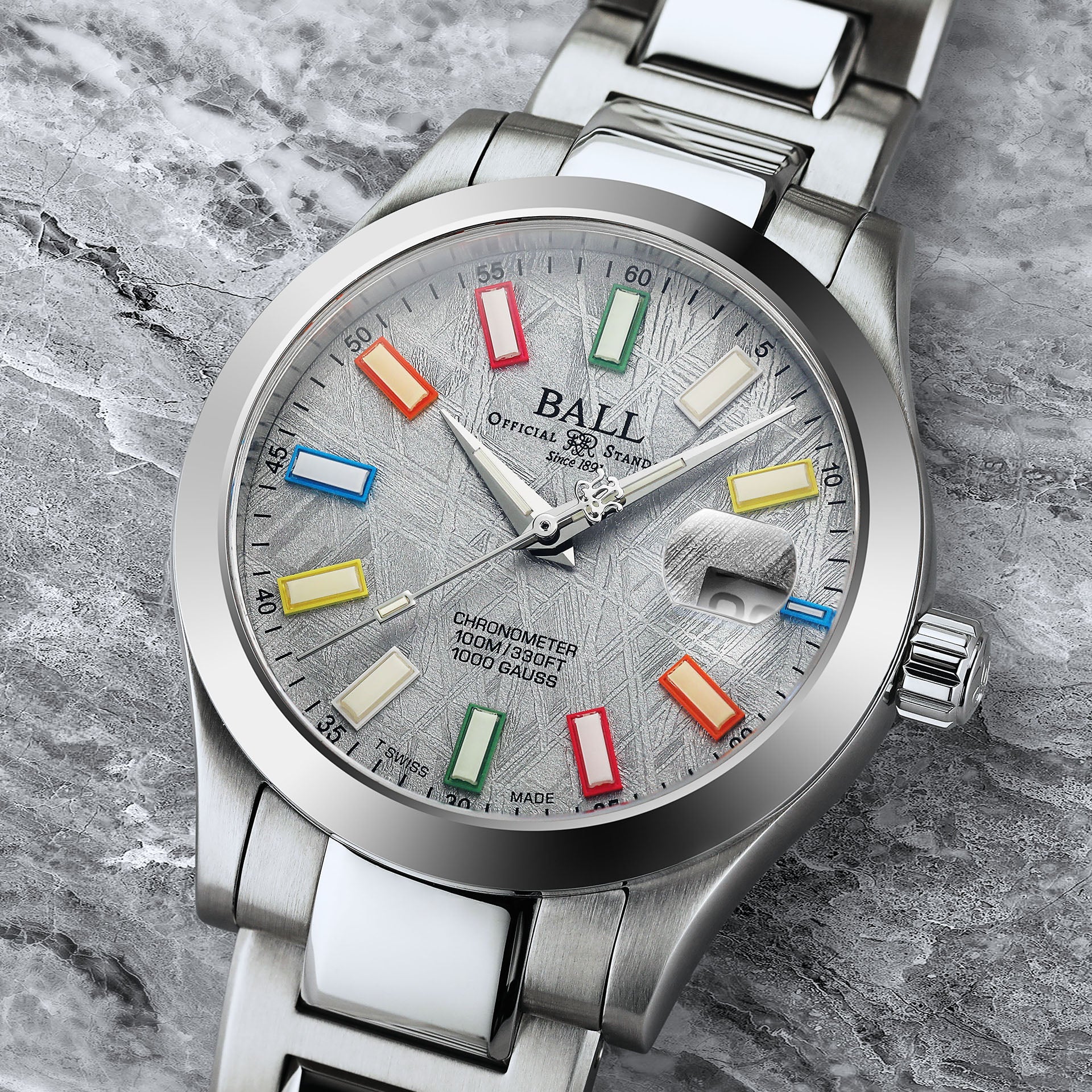 Ball Marvelight Rainbow Meteorite Watch | Chronometer UK | Clarindon Jewellers