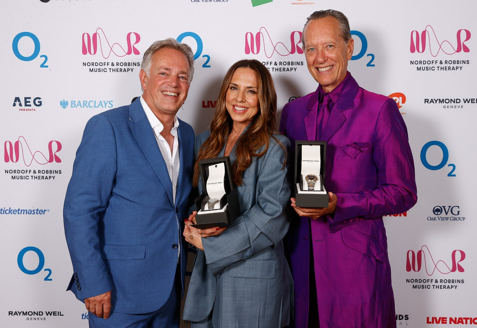 Raymond Weil A.R.T. Watch Collection Takes Centre Stage at the 50th Anniversary O2 Silver Clef Awards