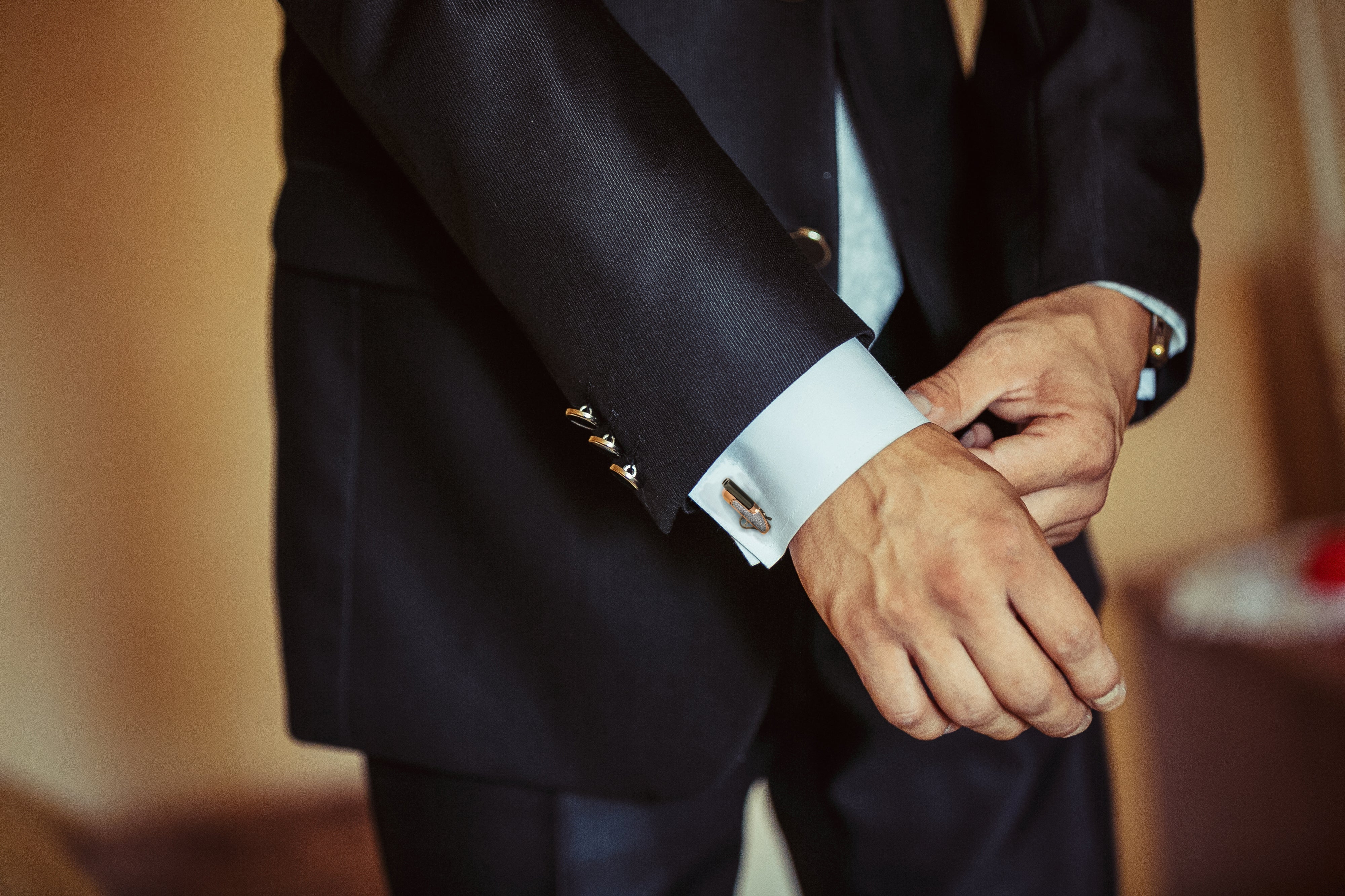 18ct White Gold Cufflinks