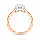 18ct Rose Gold 0.38ct Diamond Pave Cluster Ring 16733 Image 2