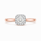 18ct Rose Gold 0.38ct Diamond Pave Cluster Ring 16733 Image 3