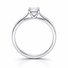 18ct White Gold 0.30ct Diamond Princess Cut Solitaire Ring DMN-678 Image 2