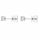 18ct White Gold 0.41ct Diamond Solitaire Stud Earrings DMN-2068 Image 2