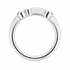 18ct White Gold 0.54ct Round Brilliant Diamond Bubble Ring DMN-5003 Image 2