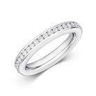 18ct White Gold 1.00ct Diamond Brilliant Cut Eternity Ring RW-0376-D Image 1