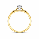 18ct Yellow Gold 0.15ct Brilliant Cut Diamond Solitaire Ring DMN-2144 Image 2