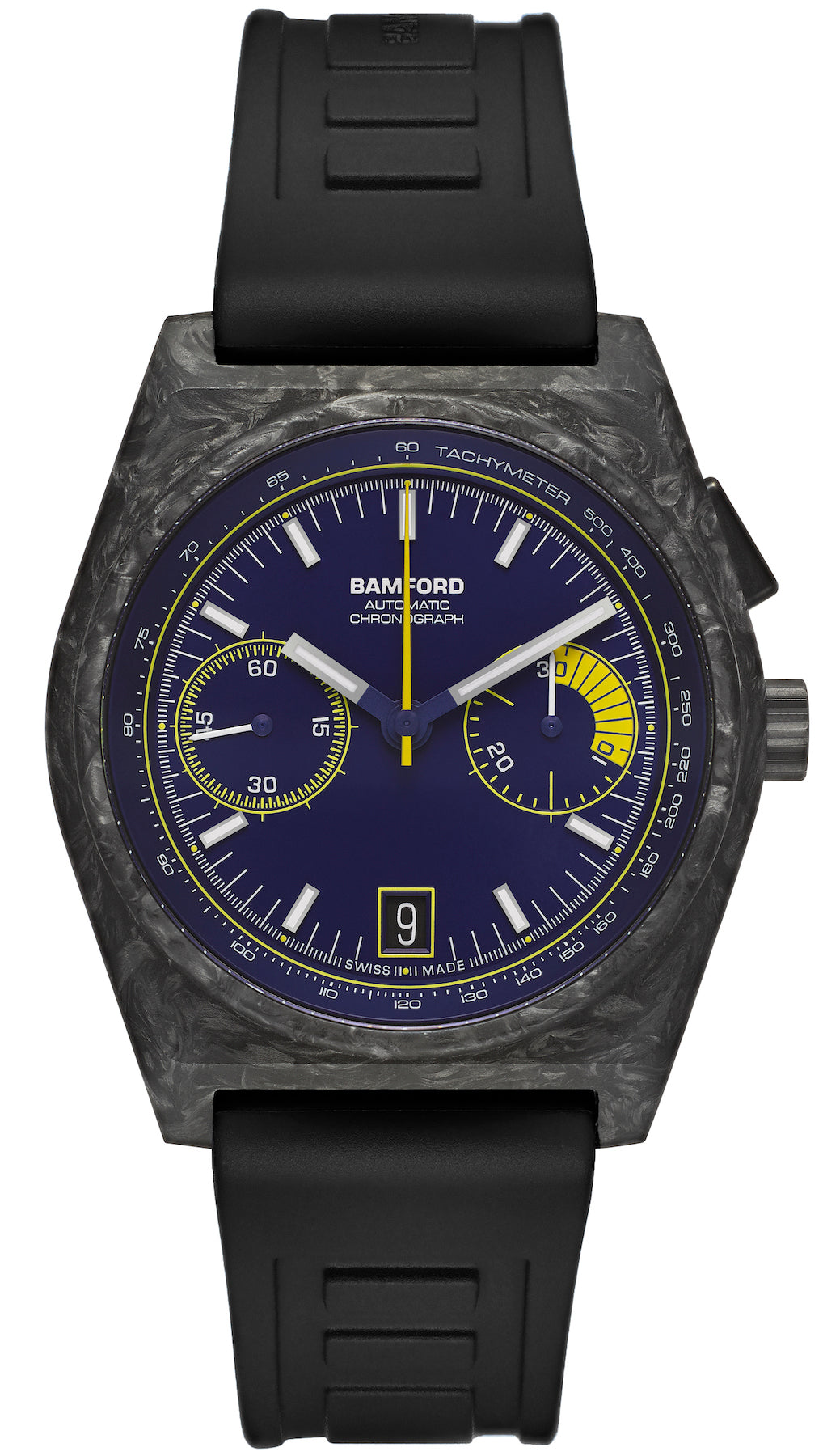 Bamford Watch B347 Navy B347-CF-NY-YL